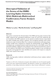 exploring the relationship between students learning styles and exploring the relationship between students learning styles and learning outcome in engineering laboratory education request pdf