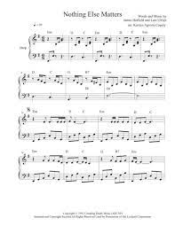 Sheet music arranged for piano/vocal/guitar in e minor (transposable). Nothing Else Matters Metallica Solo Harp Arrangement By Metallica Digital Sheet Music For Solo Part Download Print H0 435929 986355 Sheet Music Plus