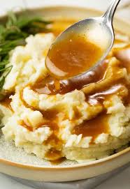 Transfer the potatoes to a large bowl and mash with a potato masher, ricer or electric mixer. Brown Gravy Recipe No Drippings Needed The Cozy Cook