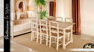 Check spelling or type a new query. Chaise Campagne Chic Patine Blanc Et Bois Naturel Interieurs Styles
