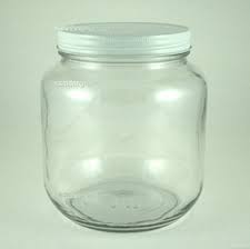 Jar Glass Half Gallon Wide Mouth