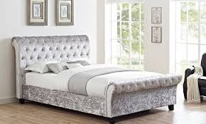velvet bed frame