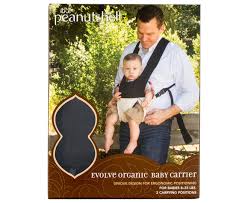 The Peanut Shell Evolve Baby Carrier Organic Black Catch