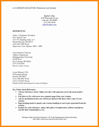 Professional References Page Template Httpwwwresumecareer Reference