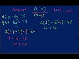 Systems Of Equations Tutor Zone