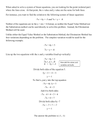 solve a system of linear equations