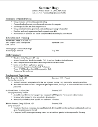 Objective Section On Resume Resume Creator Simple Source