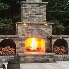 outdoor fireplace kits masonry