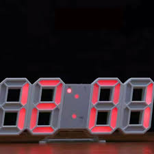 3d Led Digital Clock Bedroom Led Clock