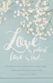 13 if i speak in the tongues of men and of angels but do not. Love Is Patient Love Is Kind 1 Corinthians 13 4 7 8 Niv Bulletins 100 Christianbook Com