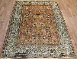 antique handmade persian rug with