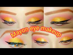 mayon eye makeup tutorial yellow eye