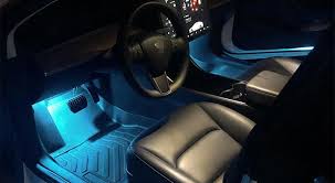 Tesla S 3 X Iceblue Led Interior Light Kit Side Door Trunk Area Etc Ijdmtoy Com
