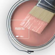 Peach Tile Satin Enamel Exterior Paint