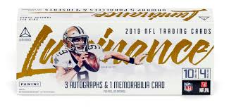 Maybe you would like to learn more about one of these? 2019 Panini Luminance Nfl Football Hobby Box Sports Cards Trading Cards Football Cards Collector S Cache