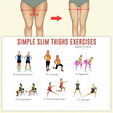 simple slim thighs exercises best