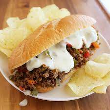 philly cheesesteak sloppy joes the