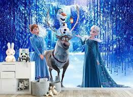 Photo Wallpaper Frozen Elsa Anna Olaf