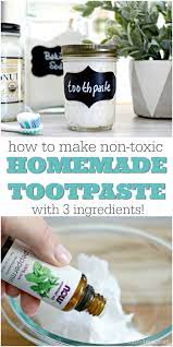3 ing homemade natural toothpaste