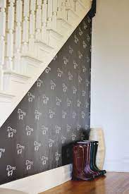 Wall stencils for painting are an affordable alternative to designer wallpaper for walls, paintable wallpaper, and large wall decals. Diy Custom Stenciled Wall A Beautiful Mess