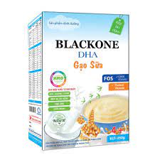 Bột ăn dặm bổ sung yến sào, DHA cho trẻ từ 4 tháng tuổi Black One (Gạo sữa)  hộp 250g - Cháo, Thực phẩm xay nhuyễn & Ngũ cốc
