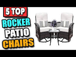 Back Swivel Rocker Patio Chairs