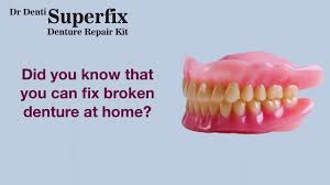 now you can fix your broken denture at