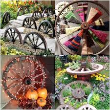 Decorate Your Home With Wagon Wheels