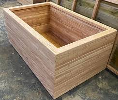 Large Wooden Planters