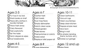 Skillful 8 Year Old Daily Chore Chart Free Diy Chore Chart