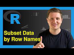 subset data frame matrix by row names