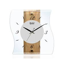 Wall Clock Wooden Sweep Second Clock