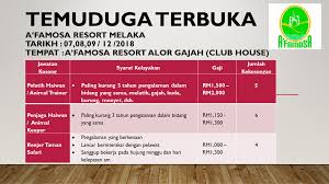 Jawatan kosong guru mrsm 2021. Iklan Jawatan Di A Famosa Resort Melaka Jawatan Kosong Terkini Malaysia