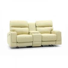 leather recliner sofa two seater