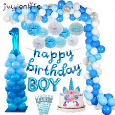 Check spelling or type a new query. 1 Year Boy Birthday First Birthday Boy Party Decorations Blue Dot Paper Plates Cup Balloon Garland Kids 1st Birthday Party Decor Party Diy Decorations Aliexpress