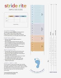 Stride Rite Shoes Size Chart