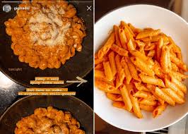 Add the drained pasta and stir everything well. I Tried Gigi Hadid S Spicy Vodka Pasta Sauce Recipe Popsugar Food