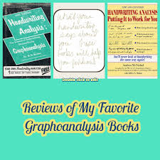 Reviews Of My Favorite Graphoanalysis Books