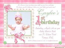 Invitation Card For First Birthday Party Bahiacruiser