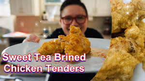 It's important not to over brine your chicken or pork, this can result in extremely salty food. Sweet Tea Brined Chicken Tenders With Maple Mustard Dipping Sauce Tallahassee Foodies