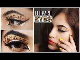 leopard eye makeup how to do leopard
