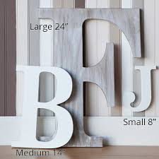 Wood Block Letter Charcoal Grey 24in