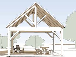 the pavilion timber frame outdoor