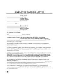 free employee write up forms pdf