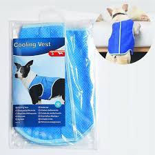 Details About 4 Sizes Blue Cooling Jacket Coat Vest T Shirt Clothes Dog Pet Well Liked Utility