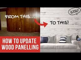 How To Update Faux Wood Panelling