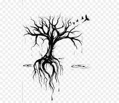 The best selection of royalty free african tree silhouette vector art, graphics and stock illustrations. Drawing Tree Drawing With Roots Tattoo