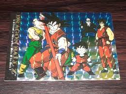 Dragon ball media franchise created by akira toriyama in 1984. Dragon Ball Z Card 01 The Z Team Prism Holo Foil Ccg T