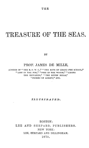 Treasure Of The Seas By Prof James De Mille