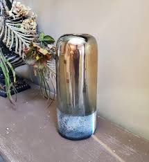 Mercury Glass Vase Home Decor Gold